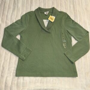 Vintage Y2K Baxter & Wells Women's Sm V-neck Long Sleeve Sweater Preppy New 90s